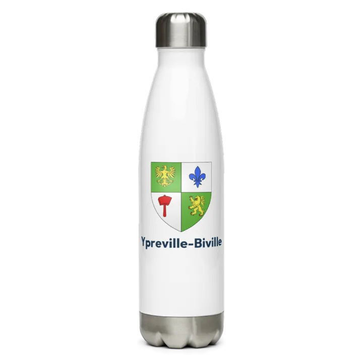Gourde inox blason de Ypreville-Biville