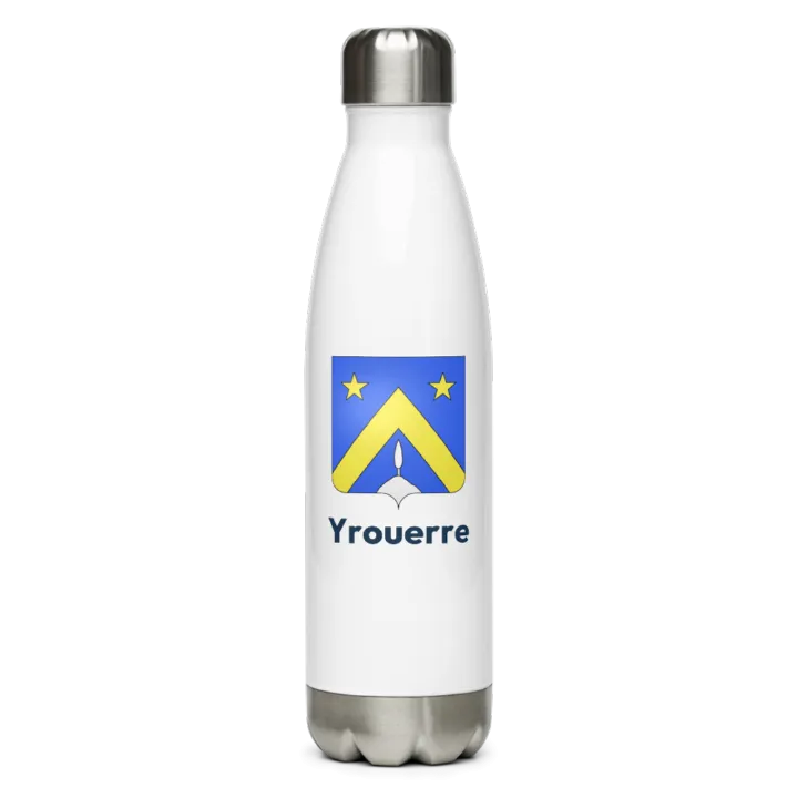 Gourde inox blason de Yrouerre