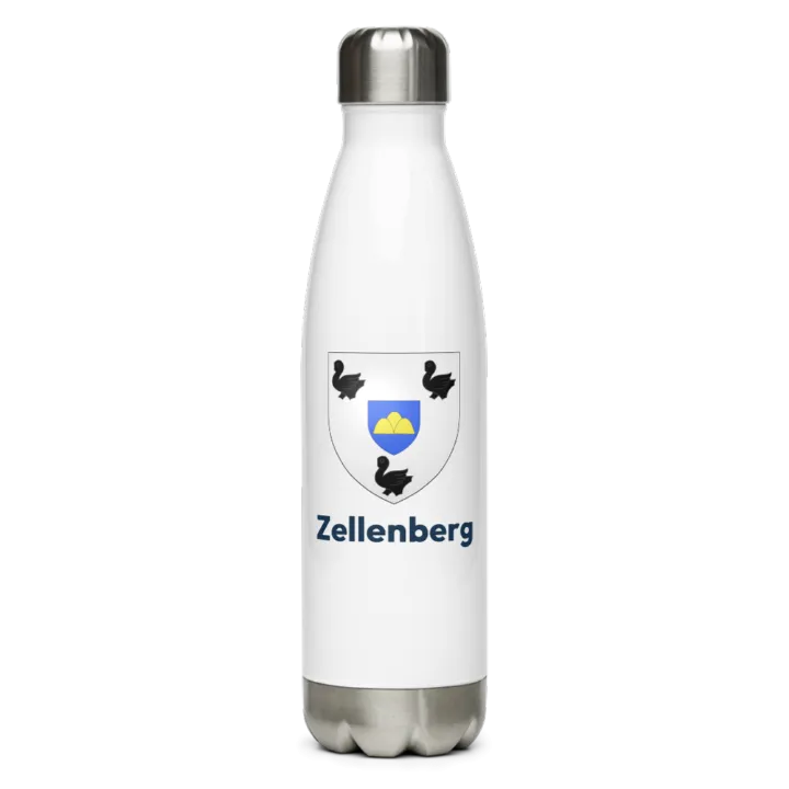 Gourde inox — blason de Zellenberg