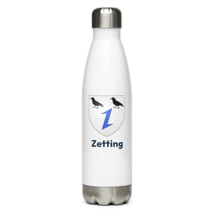 Gourde inox blason de Zetting