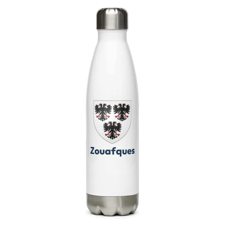 Gourde inox blason de Zouafques