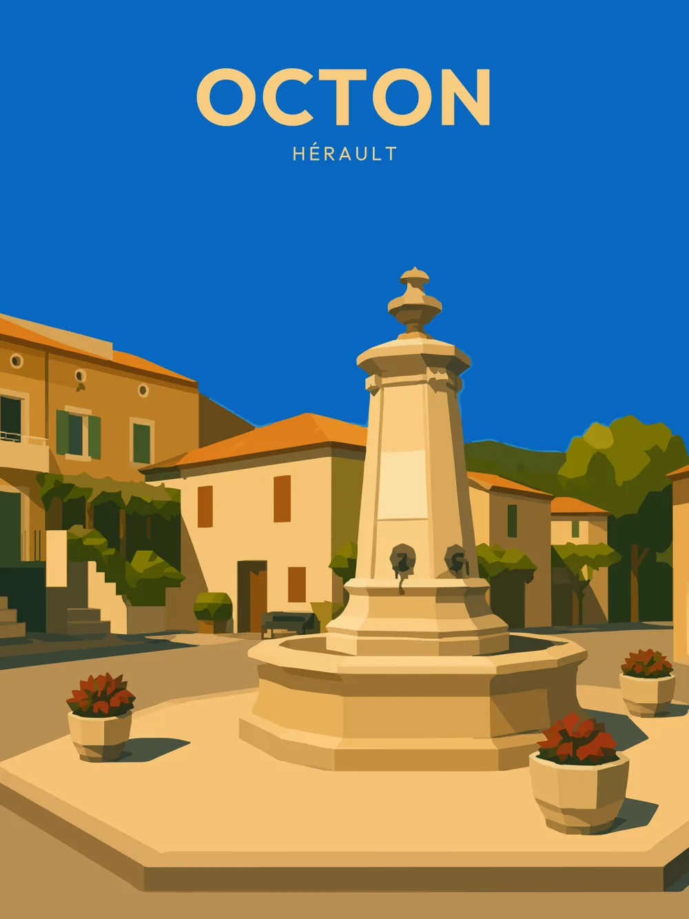 Affiche La fontaine d'Octon