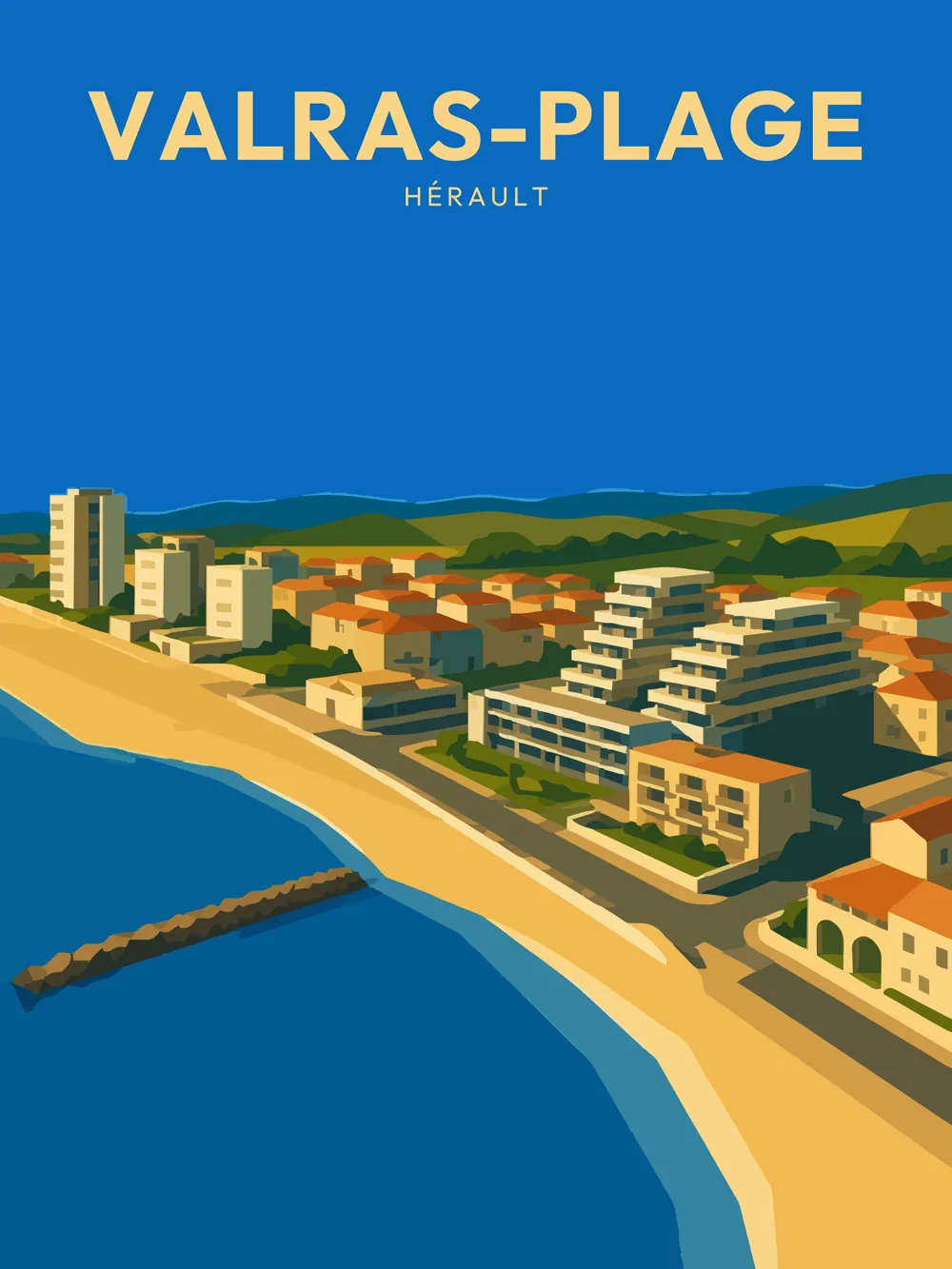 Affiche Valras-Plage