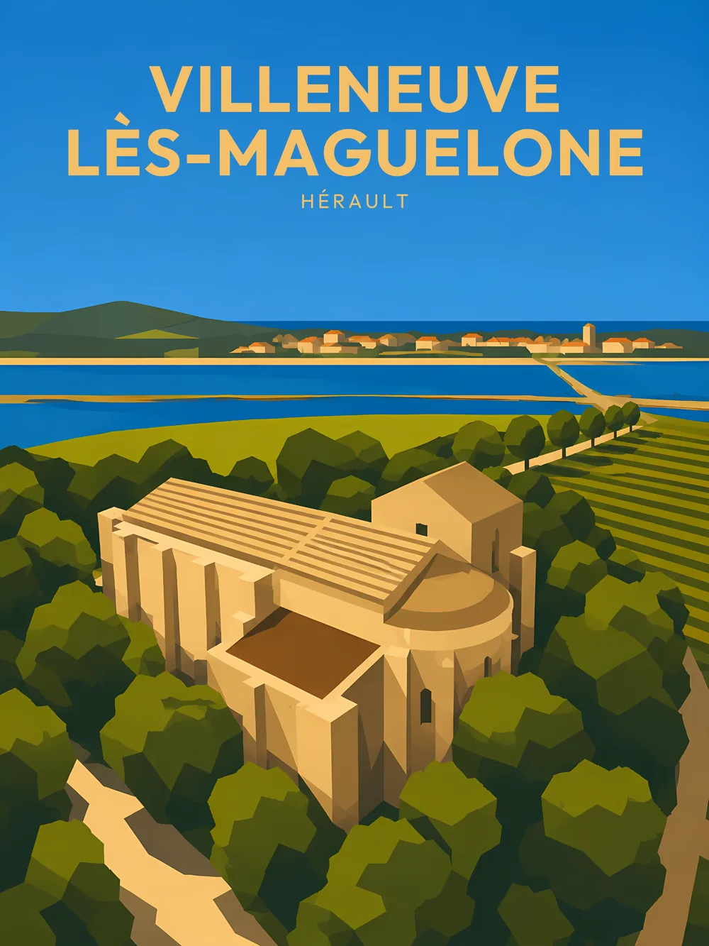 Affiche Villeneuve-lès-Maguelone