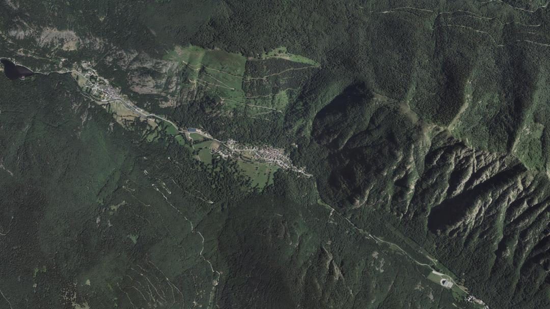 Vue de Orlu, Ariège (09110)