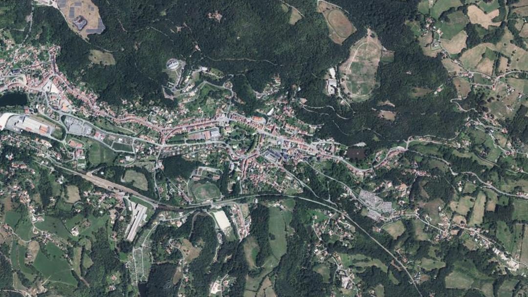 Vue de Cransac, Aveyron (12110)