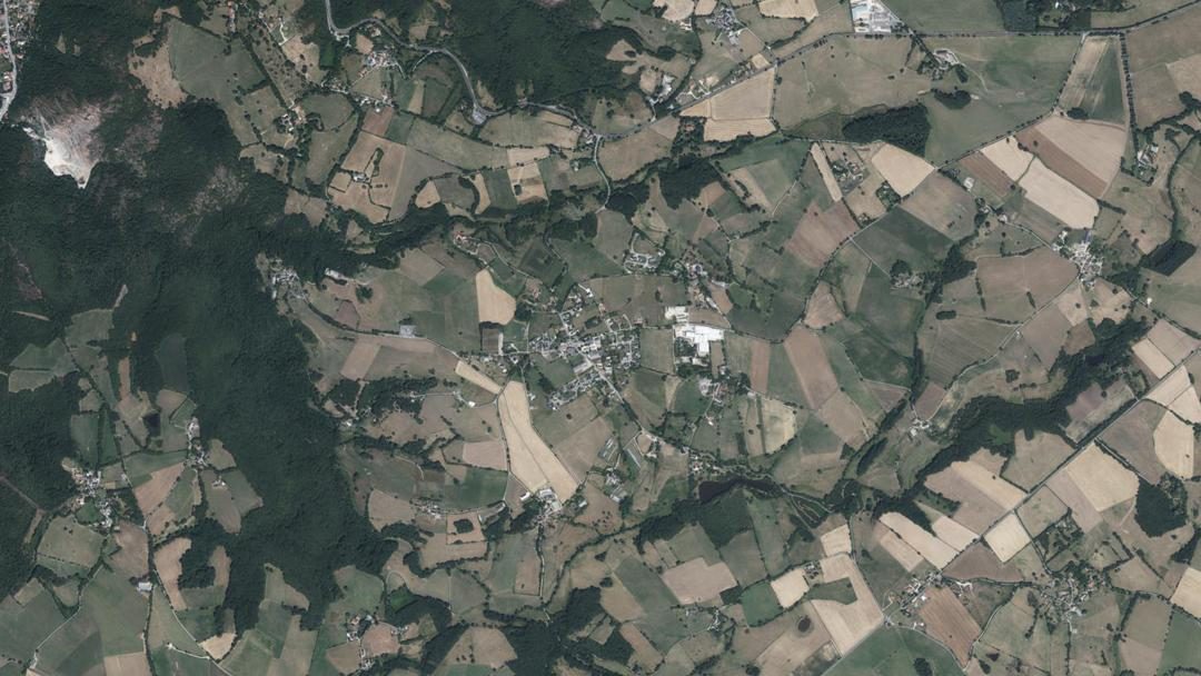 Vue de Morlhon-le-Haut, Aveyron (12200)