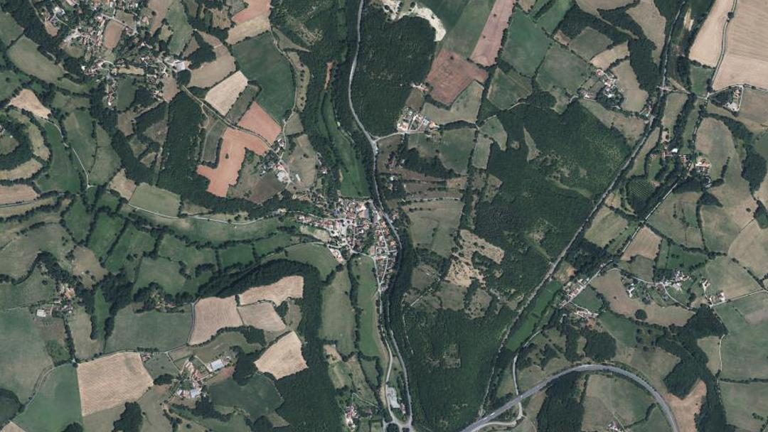 Vue de Saint-Rémy, Aveyron (12200)