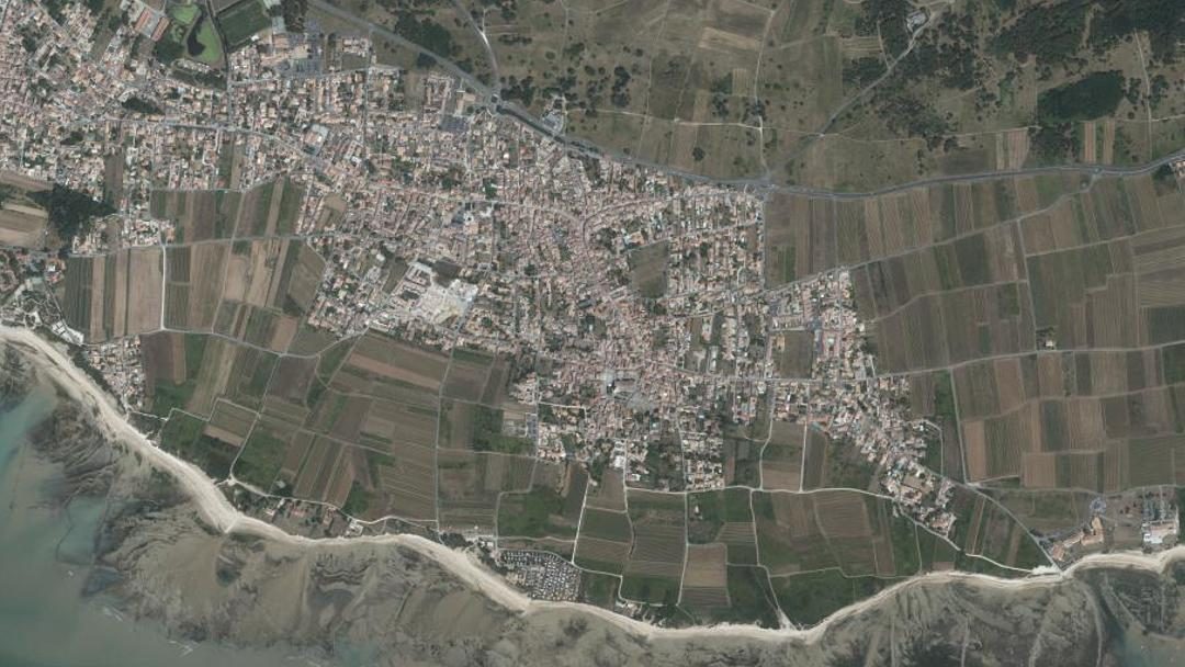 Vue de Sainte-Marie-de-Ré, Charente-Maritime (17740)