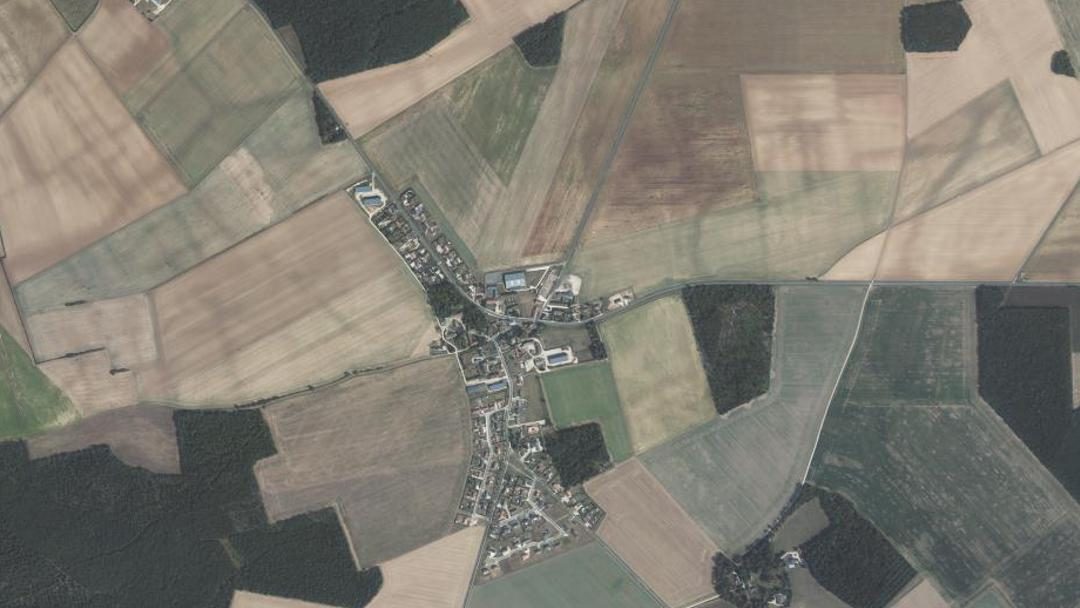 Vue de Saint-Caprais, Cher (18400)