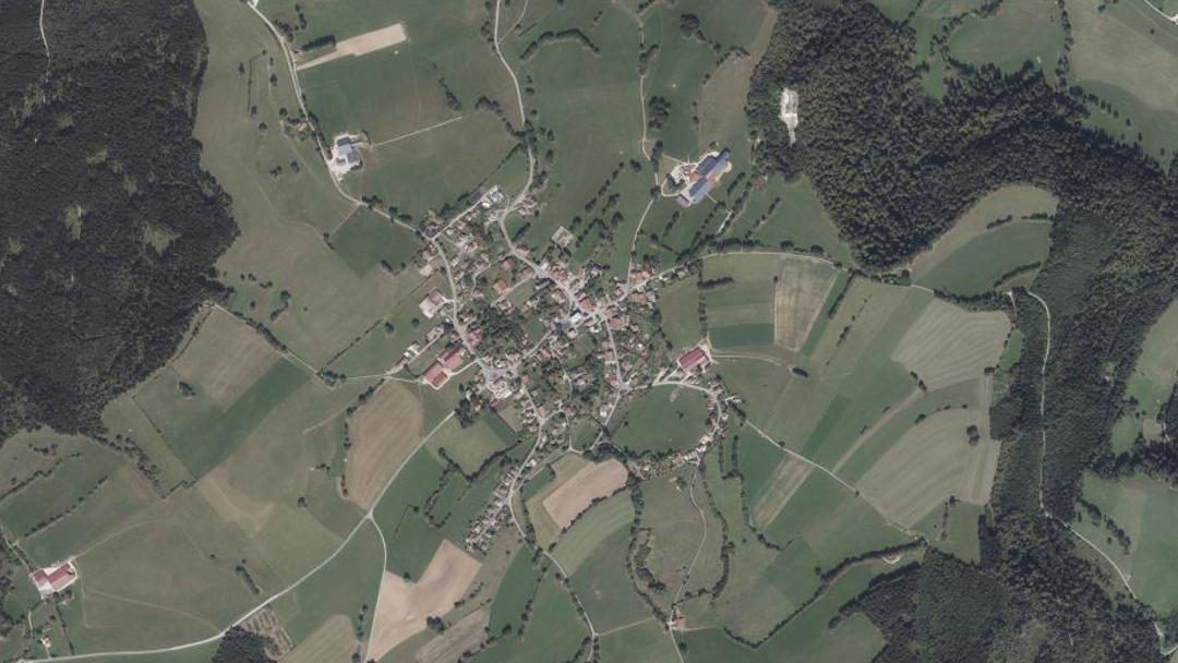 Vue de Charmoille, Doubs (25380)