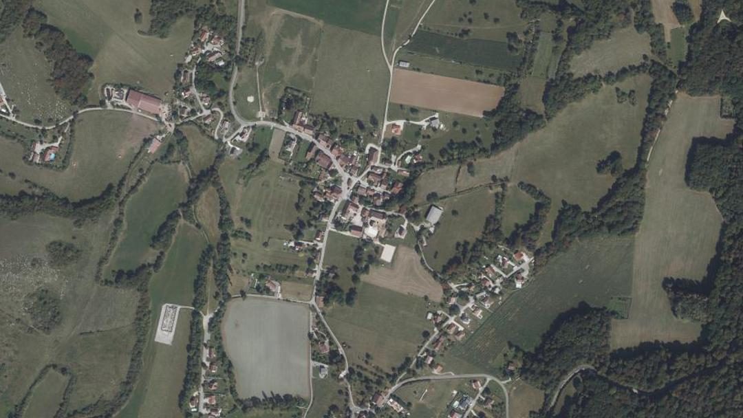 Vue de Le Val, Doubs (25440)