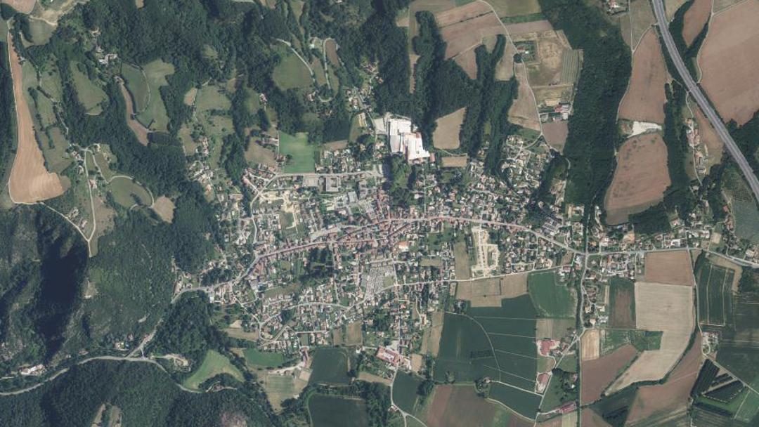 Vue de Saint-Uze, Drôme (26240)