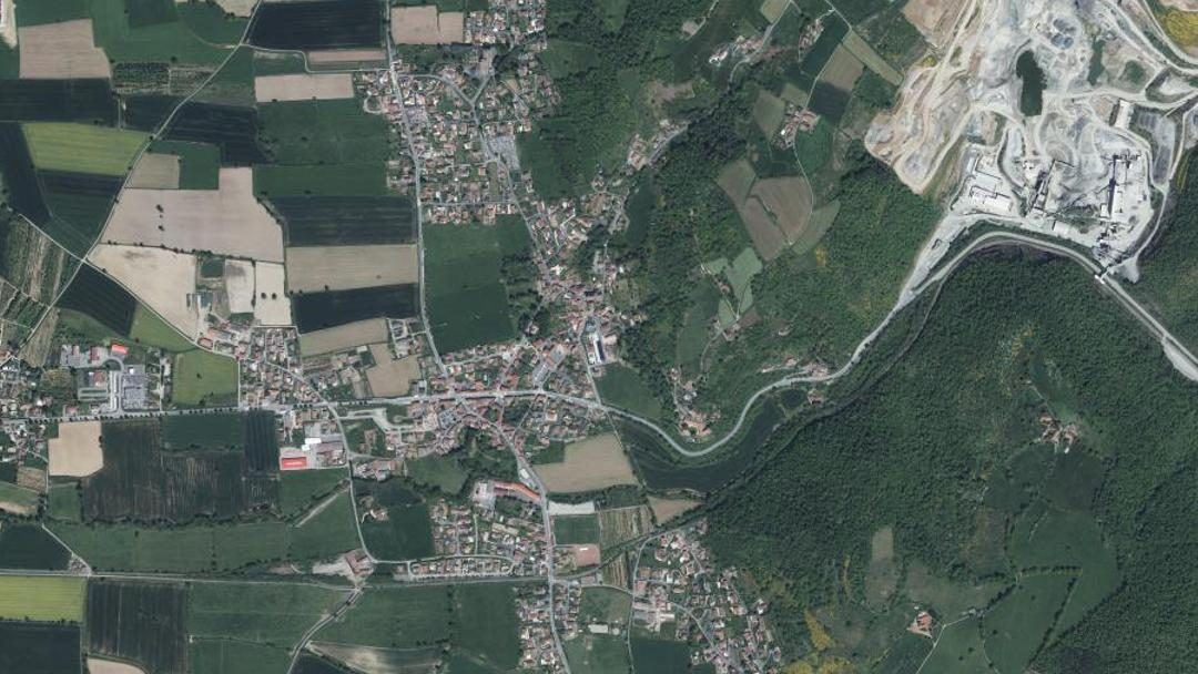 Vue de Bellegarde-en-Forez, Loire (42210)