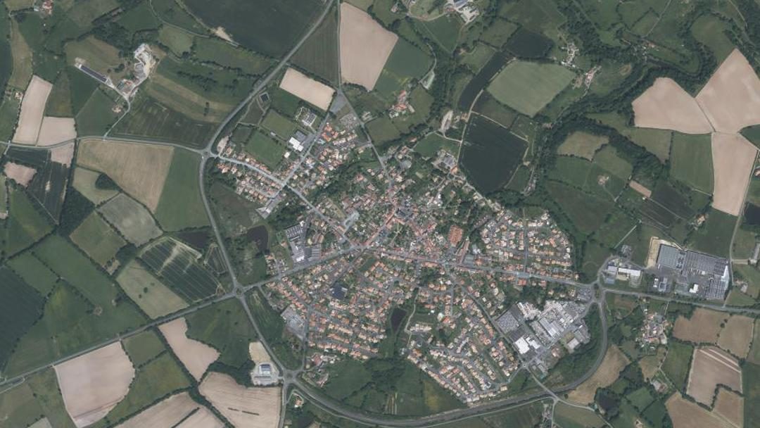 Vue de La Romagne, Maine-et-Loire (49740)