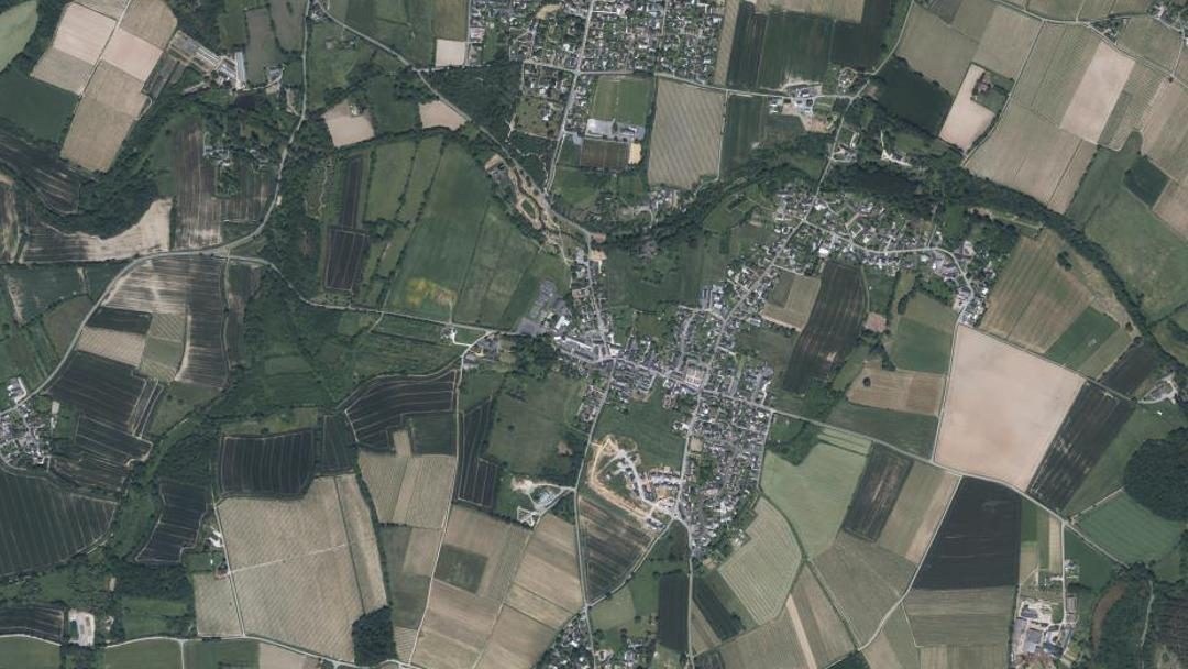 Vue de Saint-Melaine-sur-Aubance, Maine-et-Loire (49610)