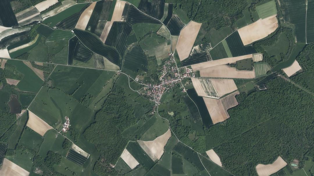 Vue de Charmont, Marne (51330)