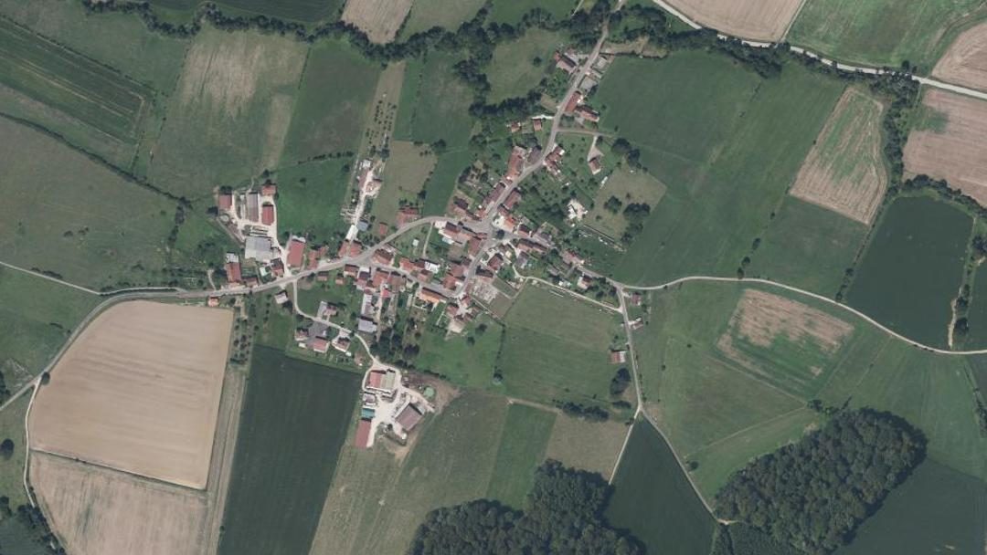 Vue de Bourguignon-lès-la-Charité, Haute-Saône (70190)