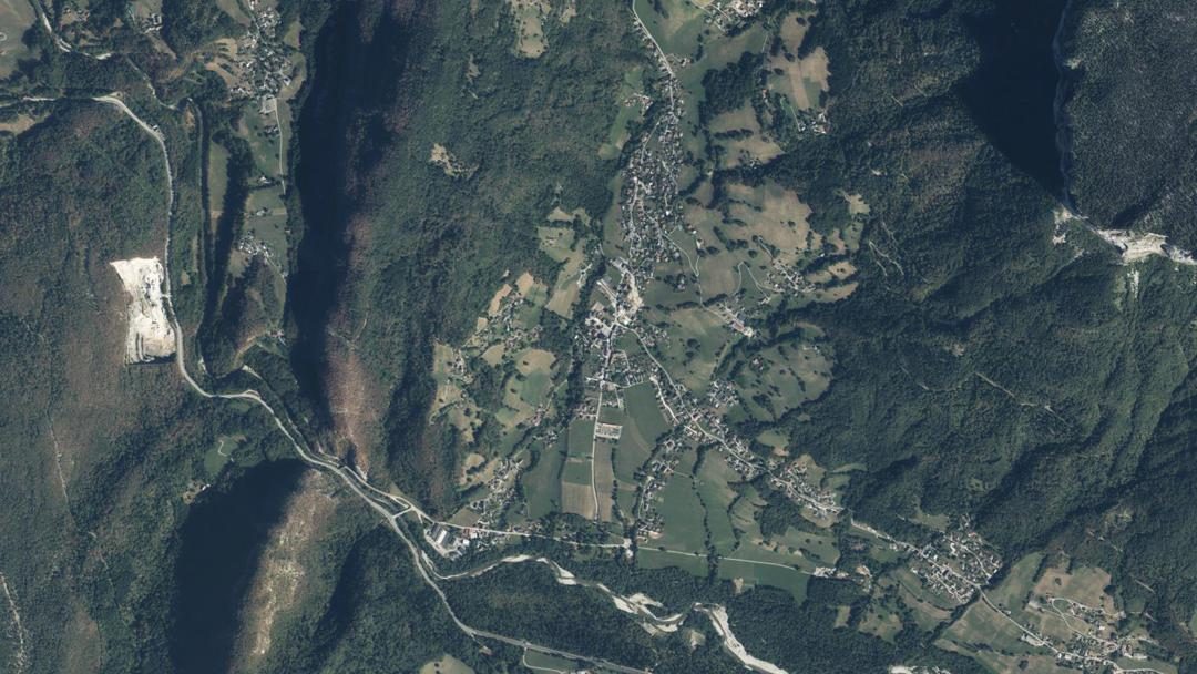 Vue de Dingy-Saint-Clair, Haute-Savoie (74230)