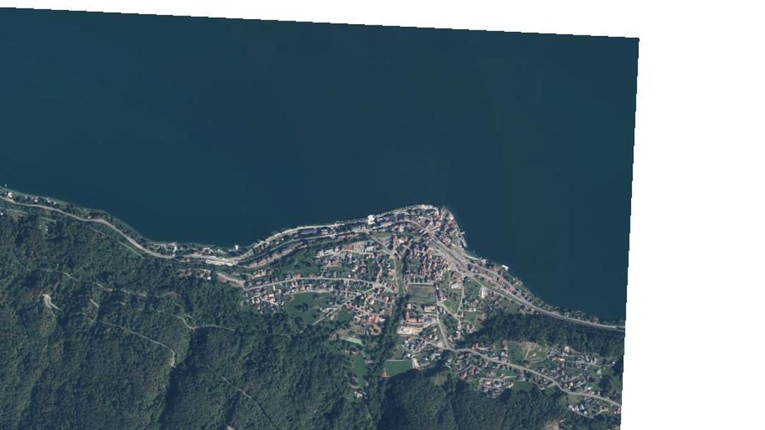 Vue de Saint-Gingolph, Haute-Savoie (74500)