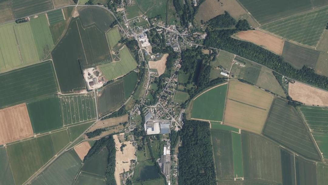 Vue de Ouville-la-Rivière, Seine-Maritime (76860)