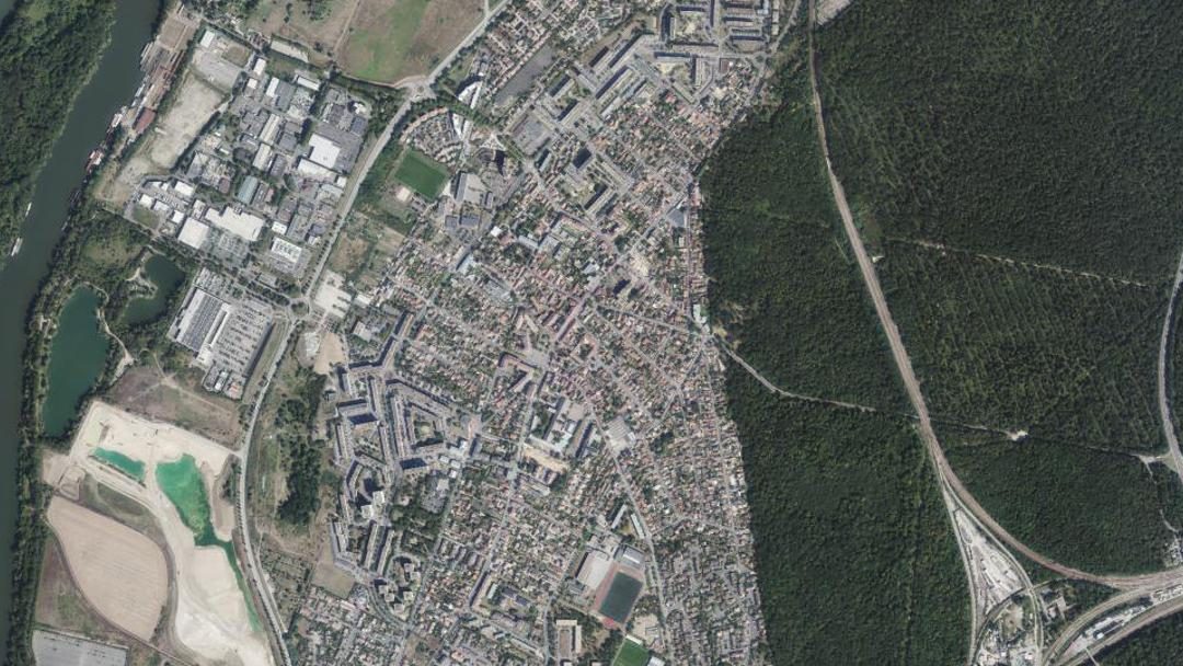 Vue de Achères, Yvelines (78260)