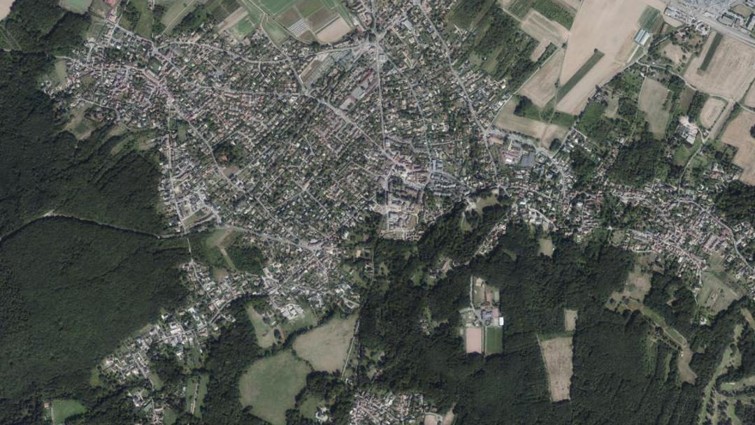 Vue de Orgeval, Yvelines (78630)