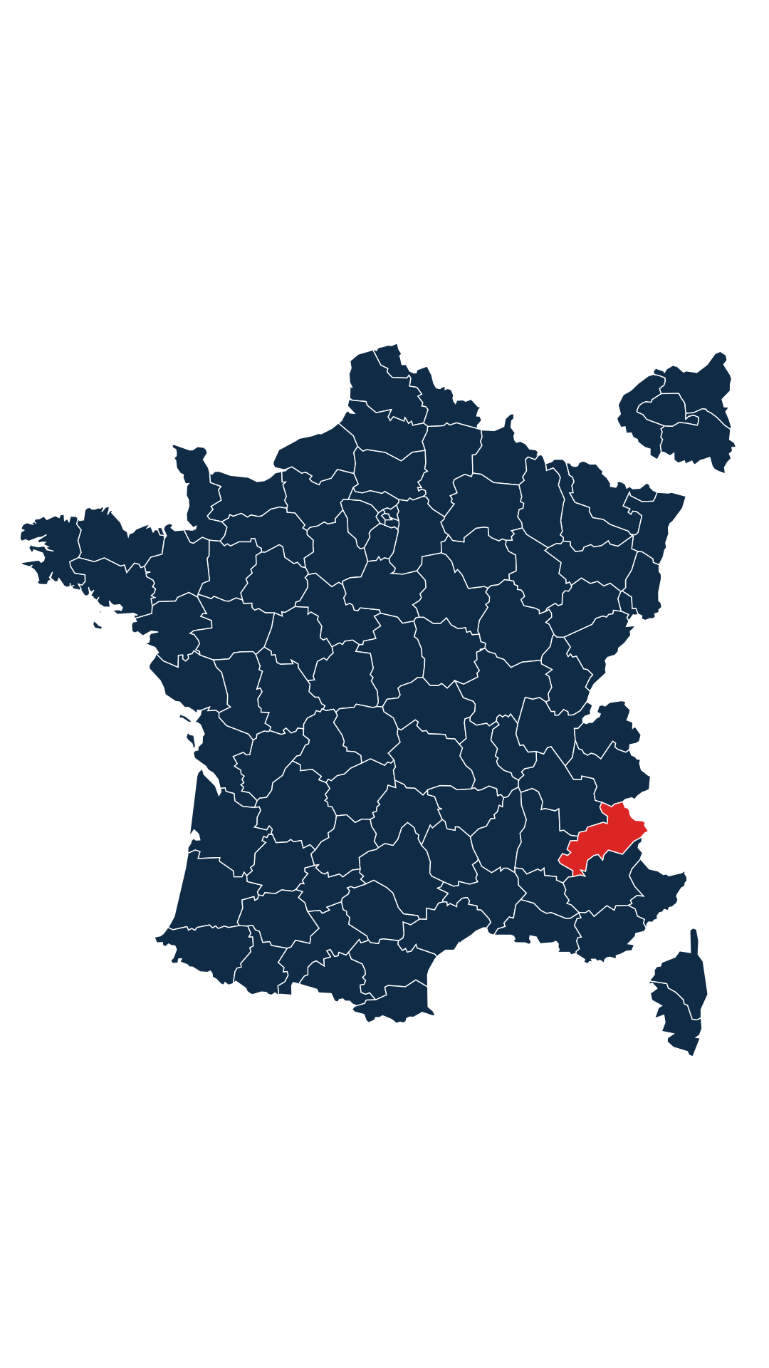 Carte du département Hautes-Alpes (05)