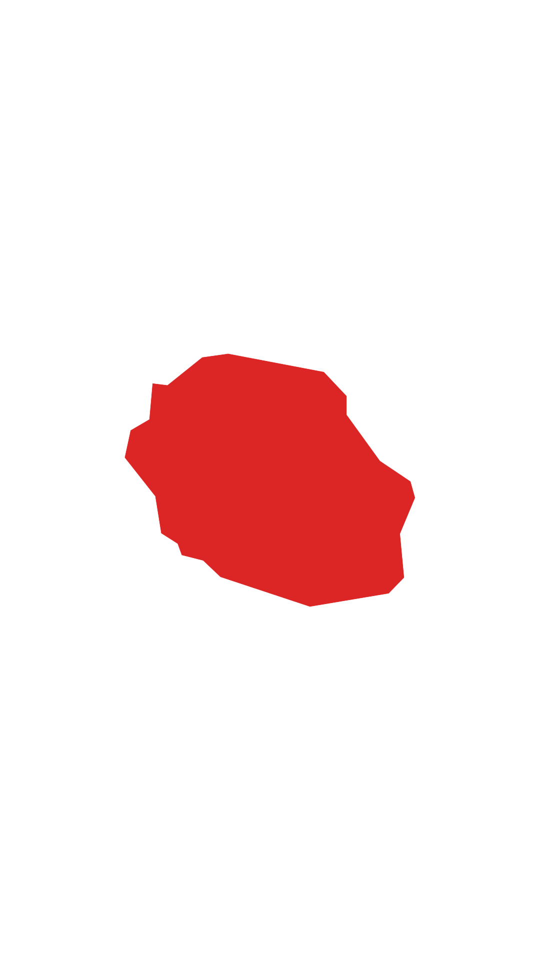 Carte du département La Réunion (974)
