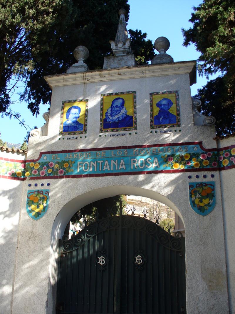 Jardin des Romanciers ou Fontana Rosa