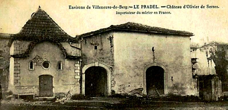 Domaine du Pradel, ancien domaine d'Olivier de Serres