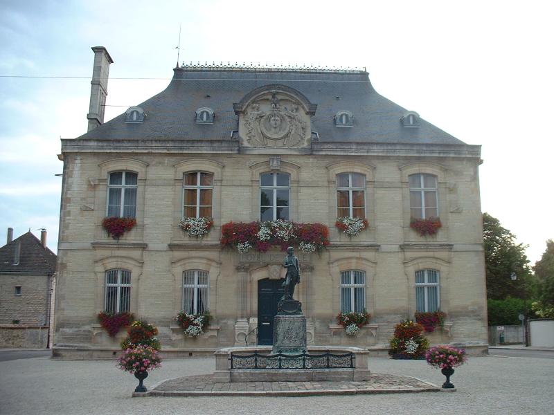 Statue de Napoléon et Hôtel de ville