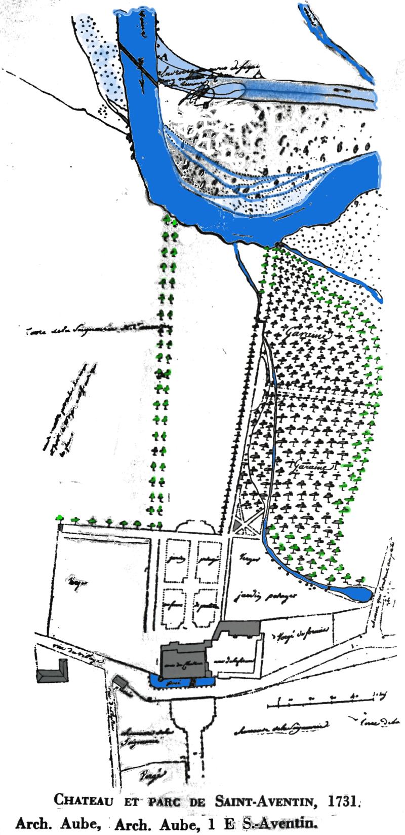 Château de Saint-Aventin, au hameau de Saint-Aventin
