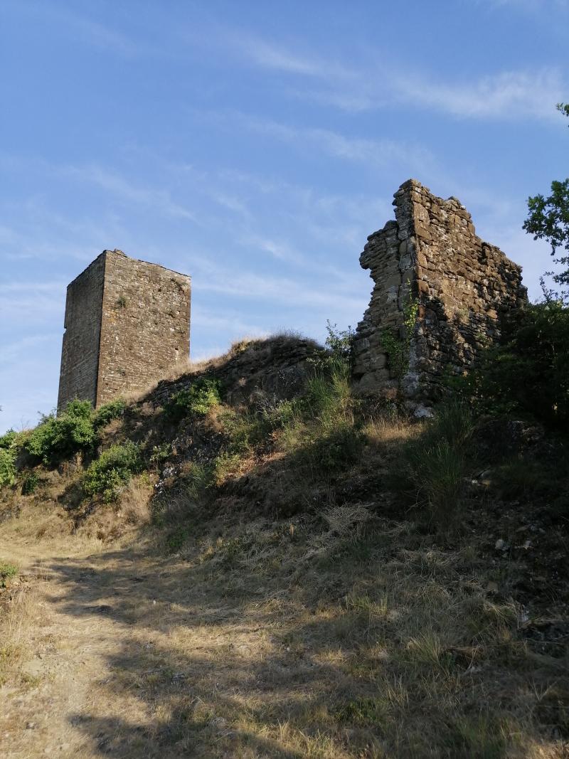 Tour carrée et restes de fortifications adjacentes