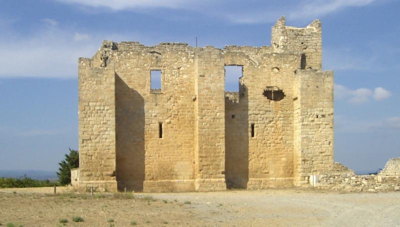Ruines de l'ancienne grange cistercienne de Fontcalvy
