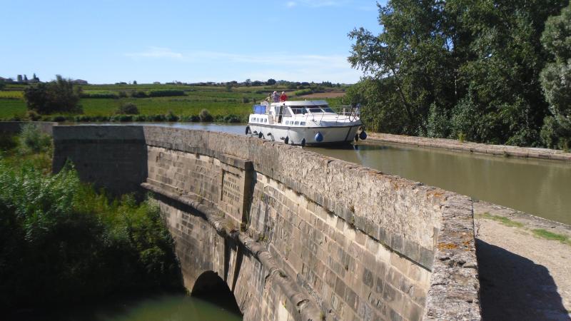 Canal du Midi : Aqueduc du Répudre