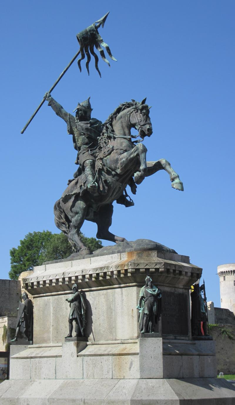 Statue de Guillaume le Conquérant, Falaise