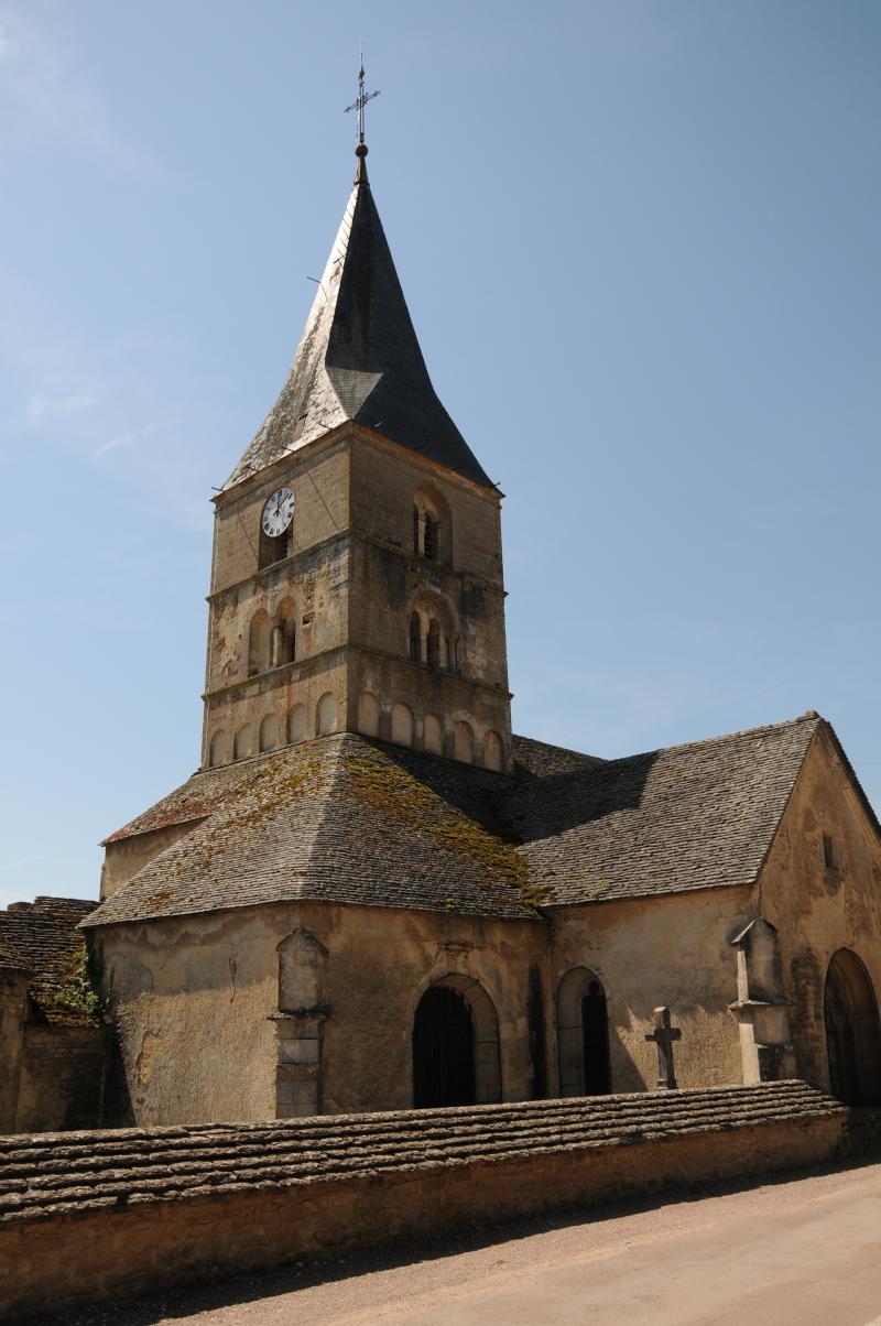Eglise et son cimetière, Bussy-Le-Grand