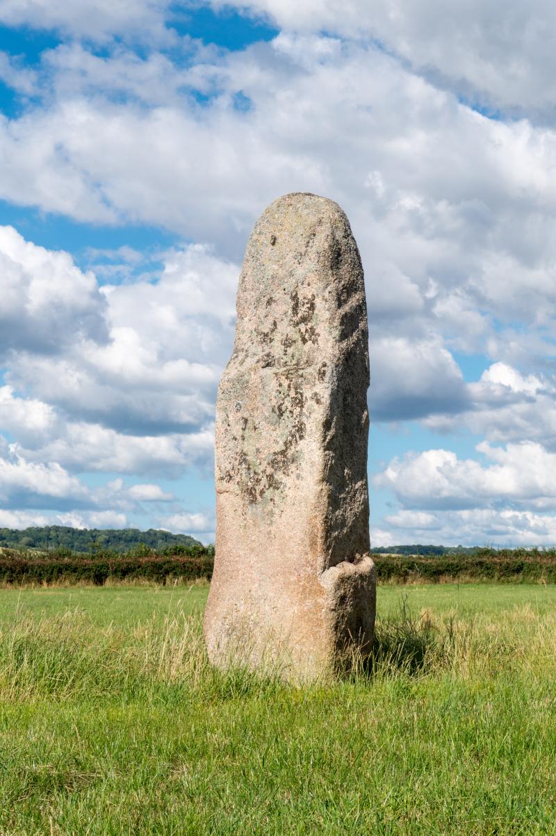 Menhir dit Grande Borne ou Pierre-Sainte-Christine, Genay