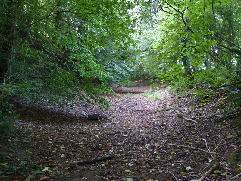 Vestiges du camp antique du Castel Dû, Langoat