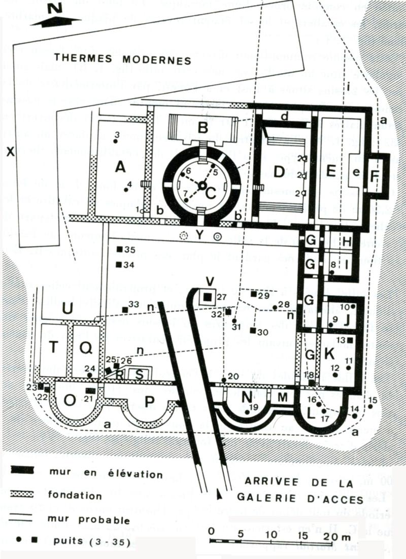 Restes des thermes, Évaux-les-Bains