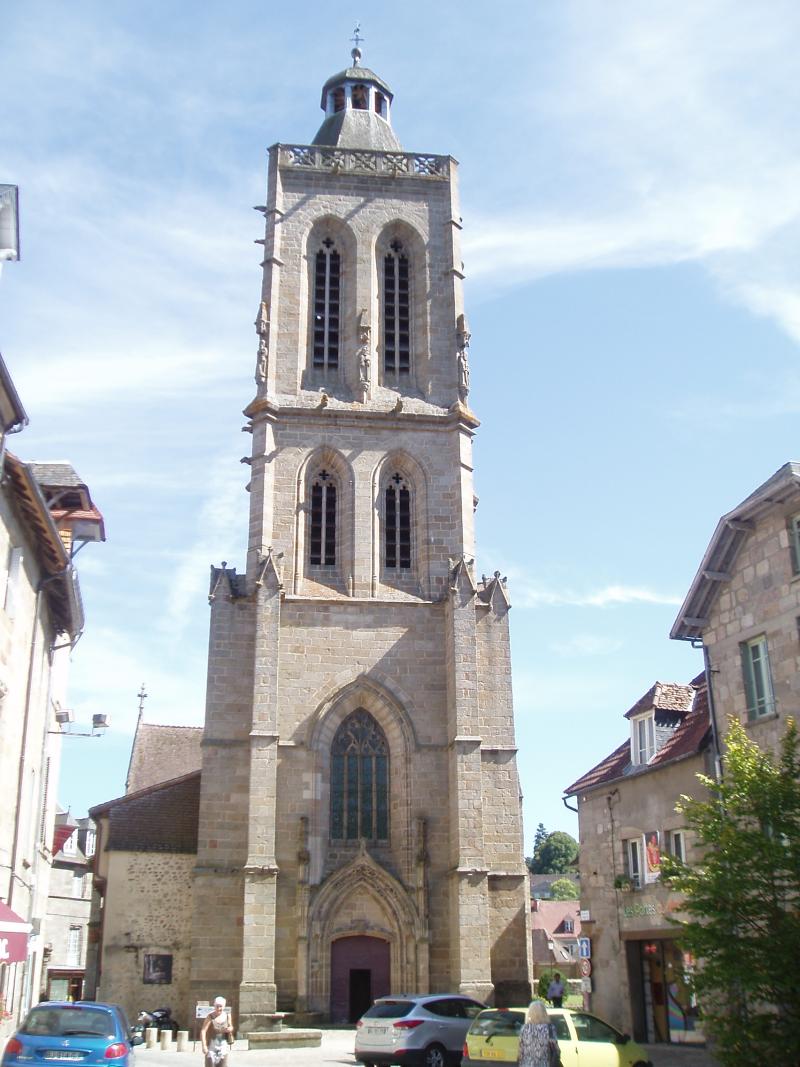 Eglise Sainte-Valérie, dite église du Moutier, Felletin