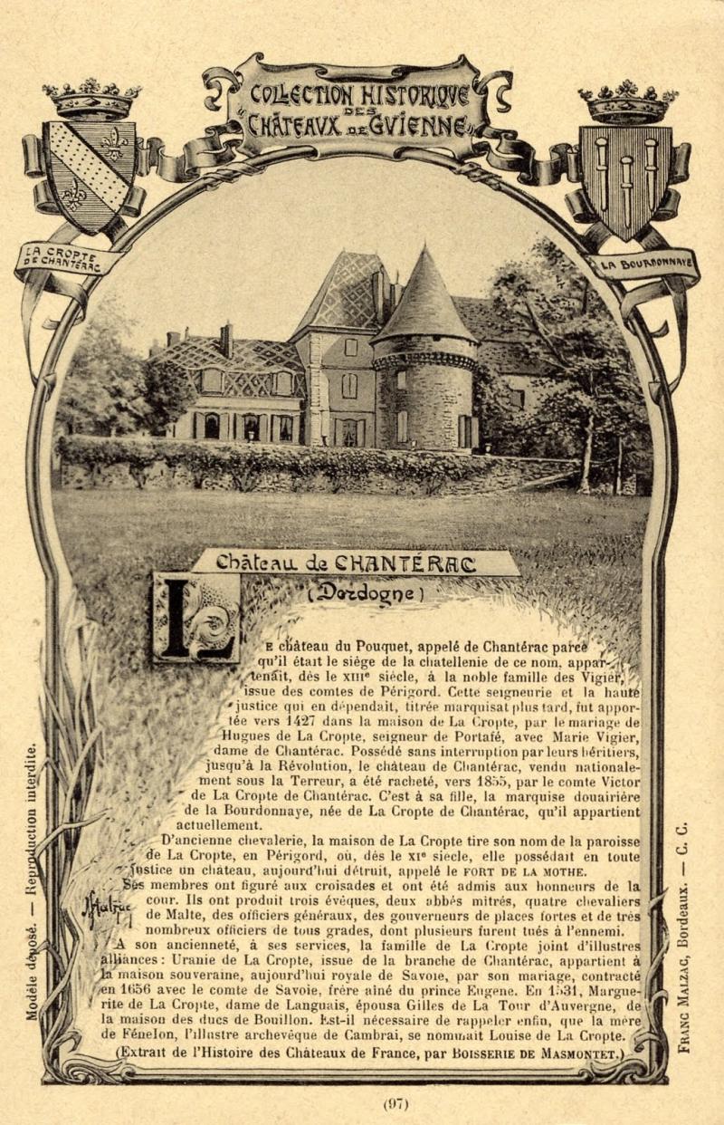 Château de Chanterac, Chantérac