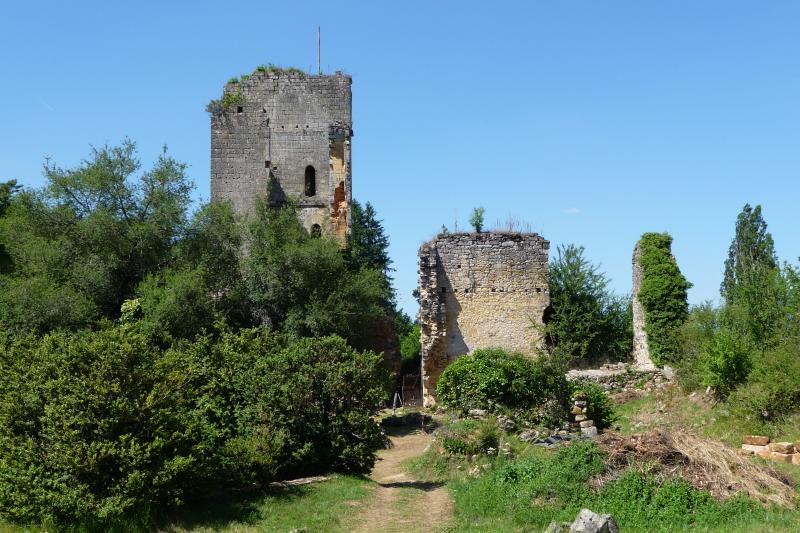 Ruines du château de Miremont, Mauzens-et-Miremont