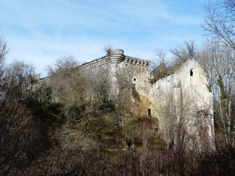 Ruines du château de Jovelle, La Tour-Blanche-Cercles