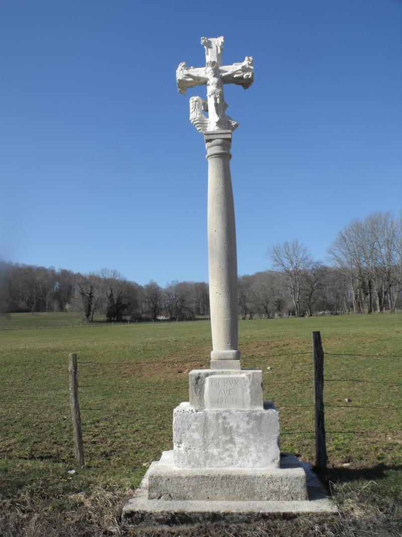 Croix de chemin en pierre, Domprel