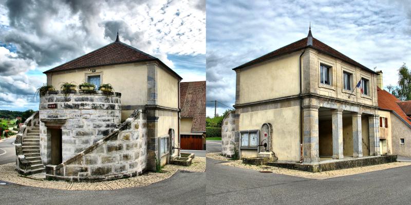 Mairie-lavoir, Gennes