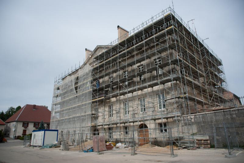 Ecole-mairie, Arc-sous-Cicon