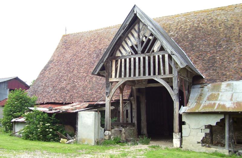 Logis et grange du Manoir de la Haule, Aclou