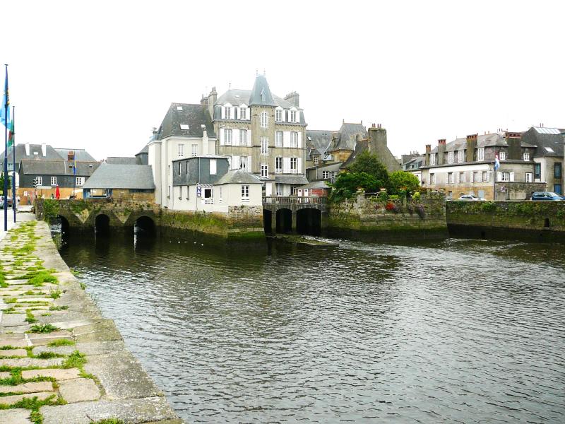 Pont de Rohan et maisons, Landerneau